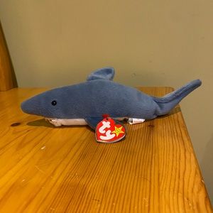 Ty Beanie Baby - Crunch the Shark, 1996 - Style 4130